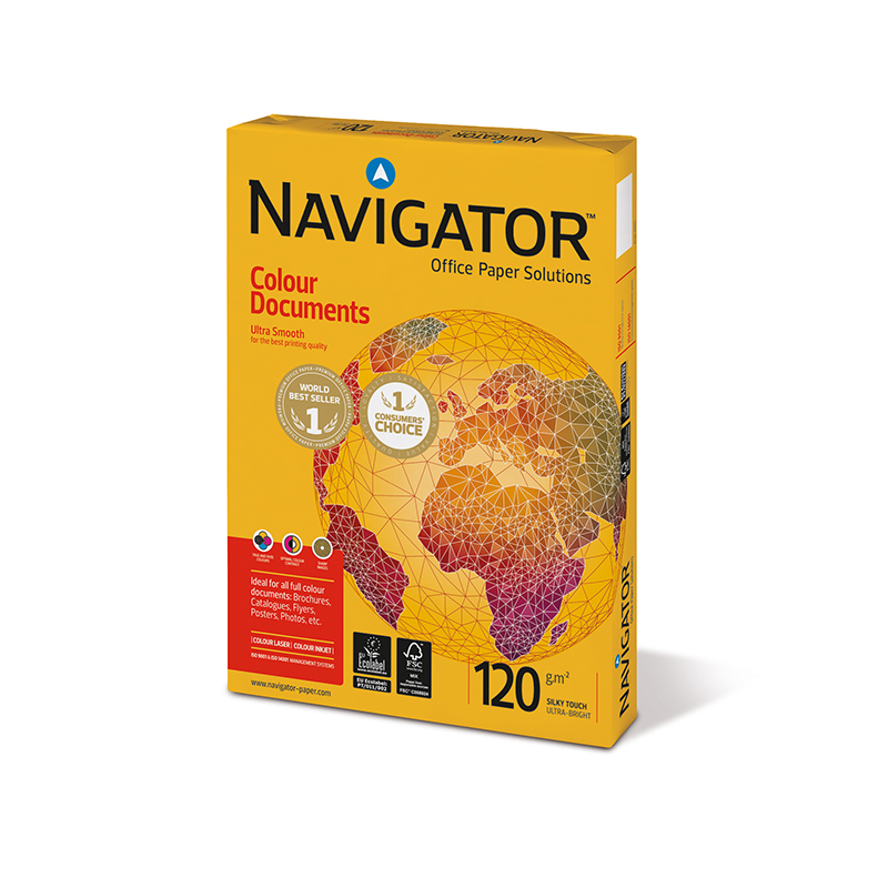Koopiapaber Navigator Colour Documents A4 120g/m2